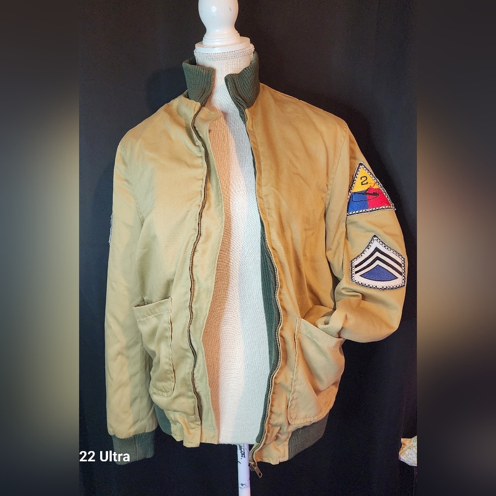 Vo Size XS Brad Pitt Fury Tank Jacket